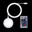 Starball, LED lighting for paper stars, USB connection